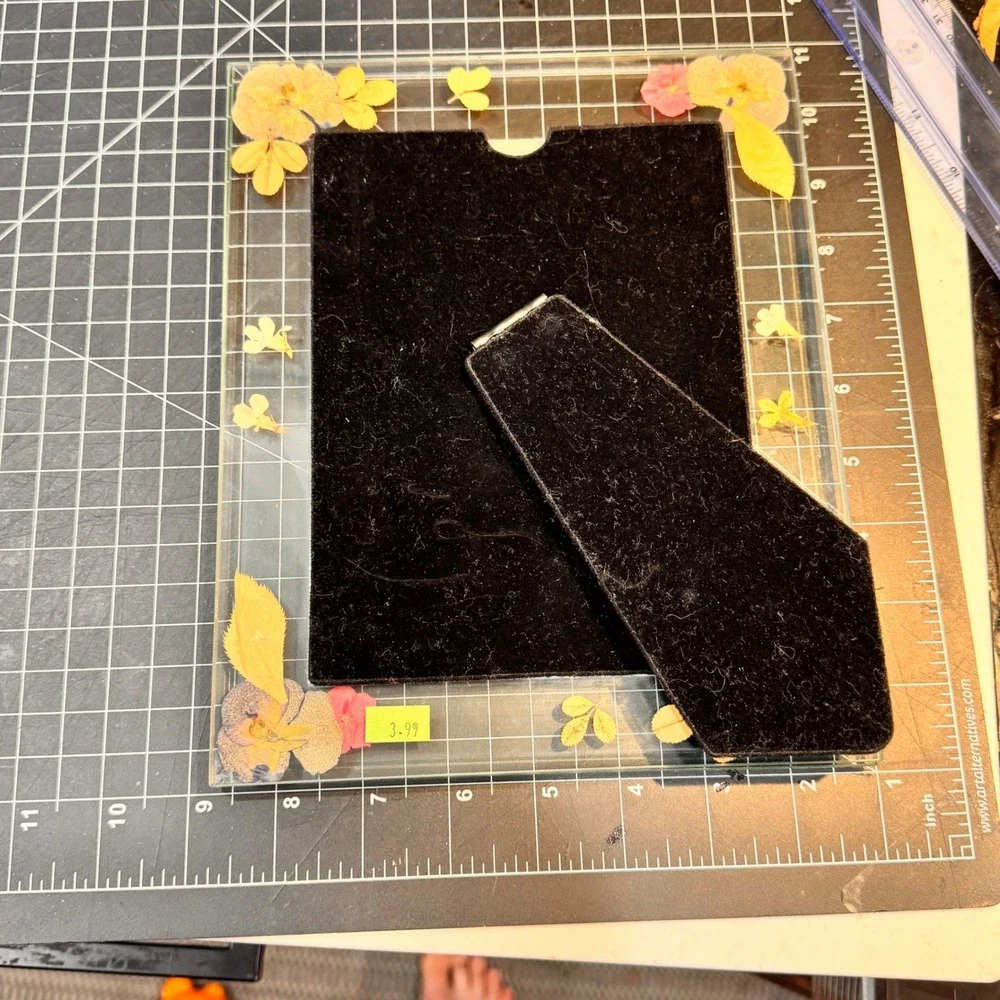 Handmade Pressed Flower‎ Resin Photo Frame 5.5
